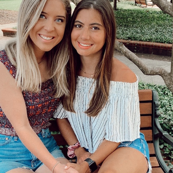 Kimchi Blue Tops - Kimchi Blue off shoulder striped blouse